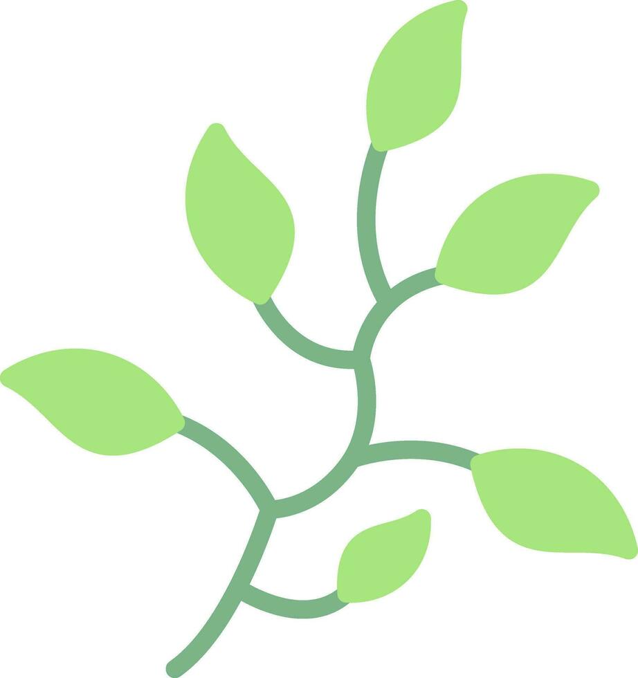 Branch Leaves Vector Icon Design
