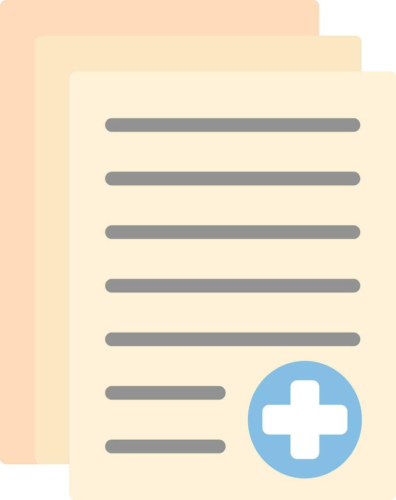 Medical report Vector Icon Design