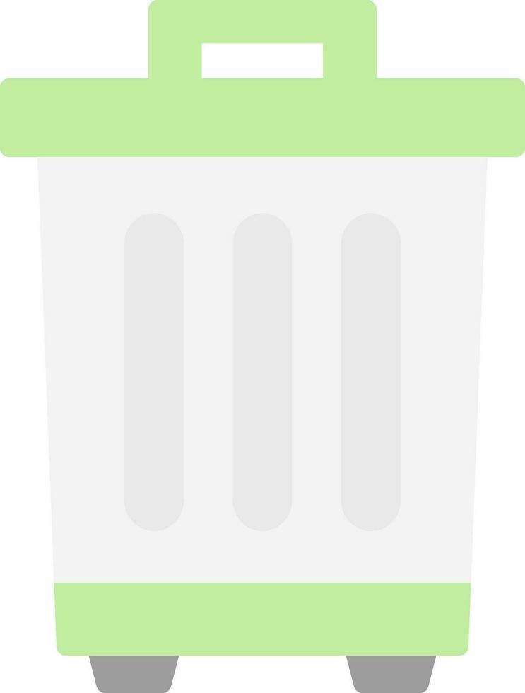 Waste bin Vector Icon Design