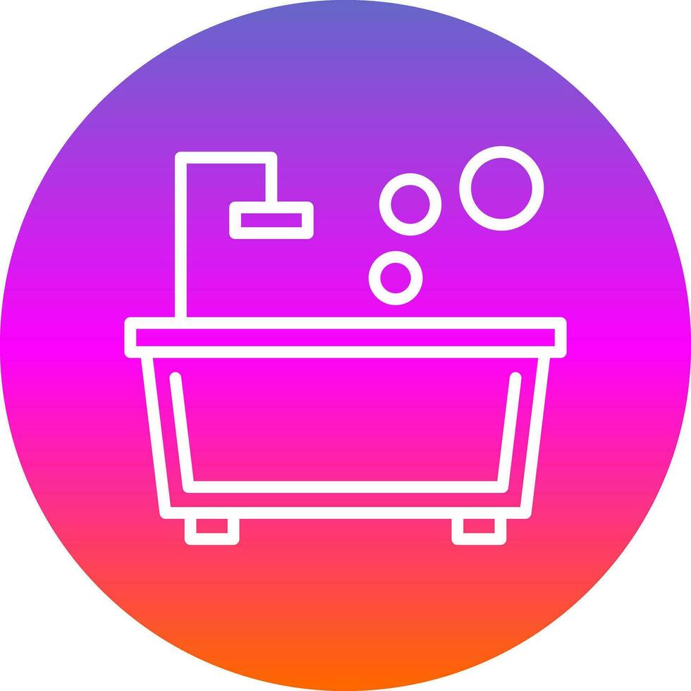 Bath Vector Icon Design