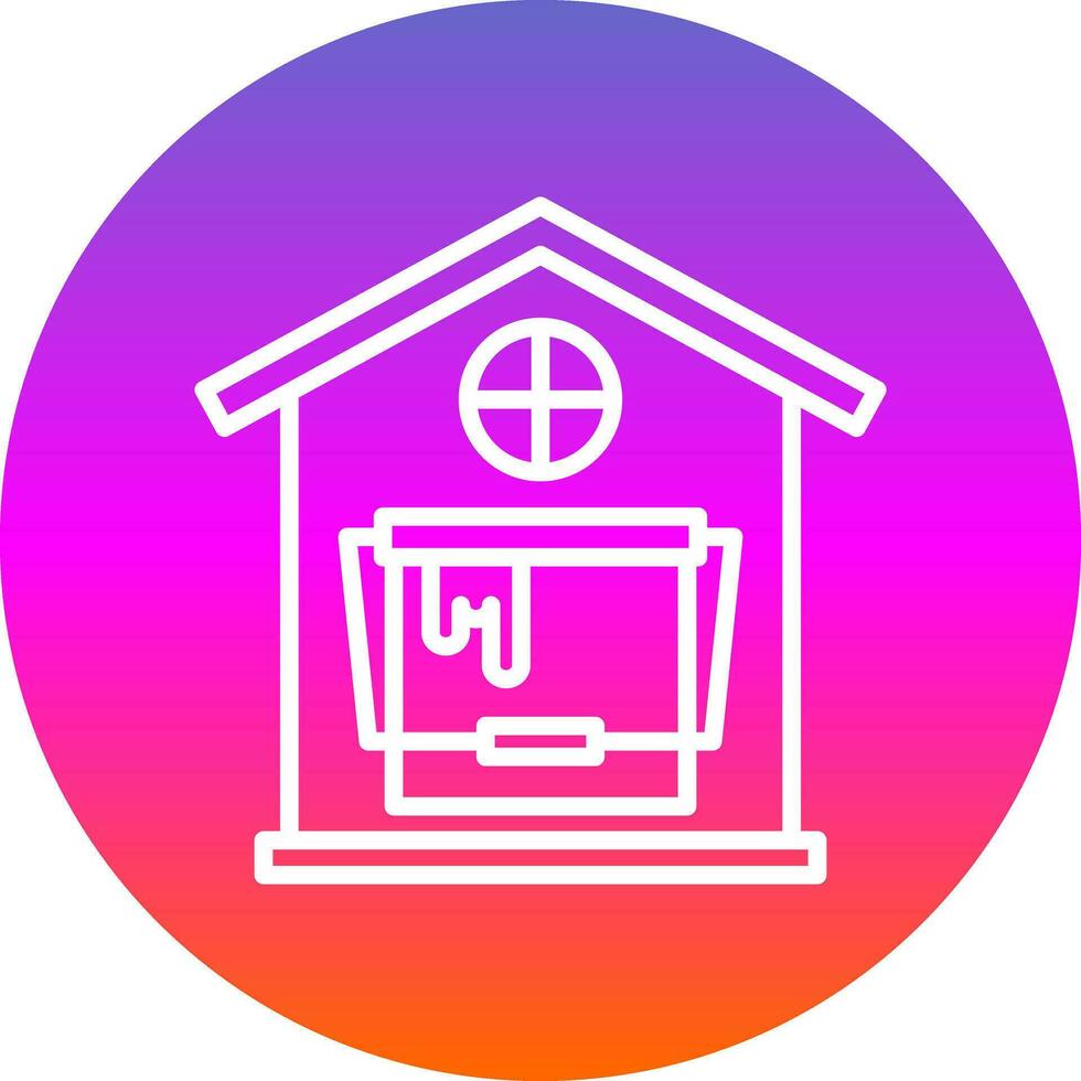 House Paint Vector Icon Design