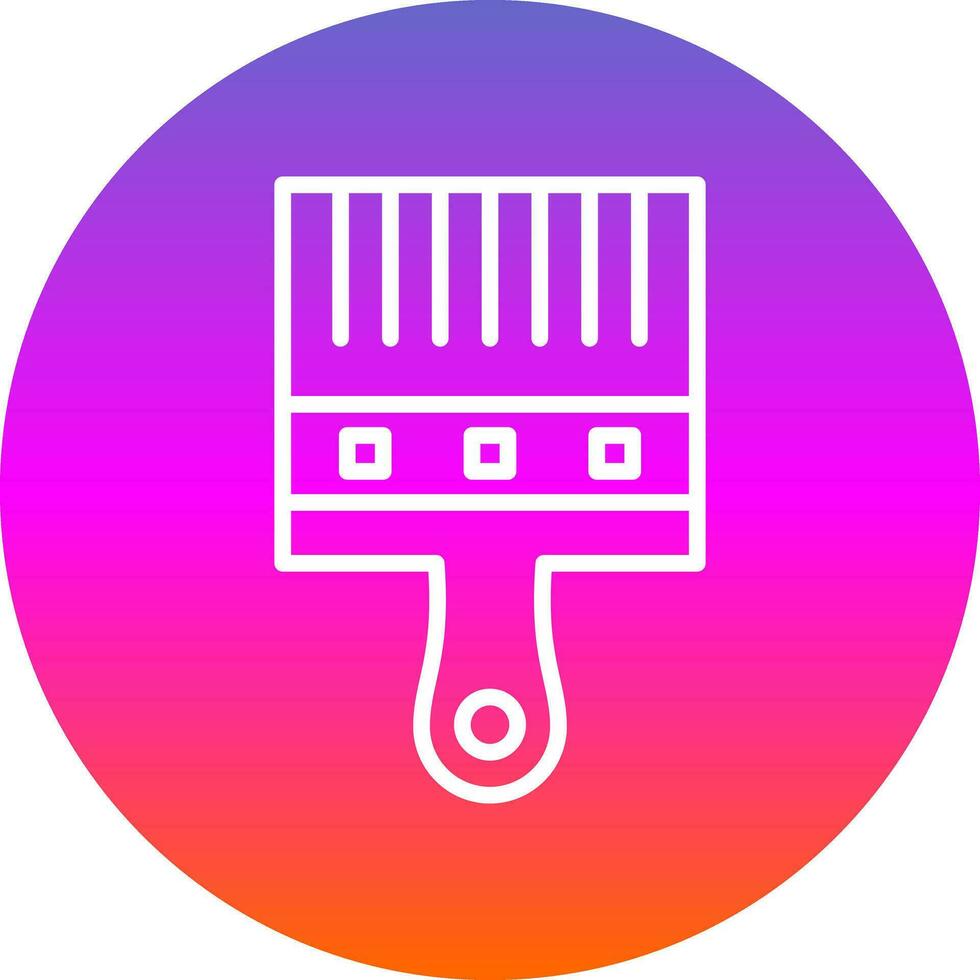 Paint Brush Vector Icon Design