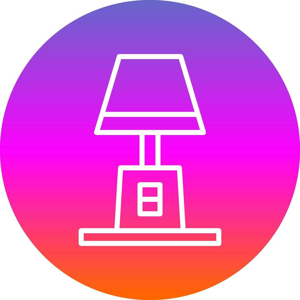 Lamp Vector Icon Design