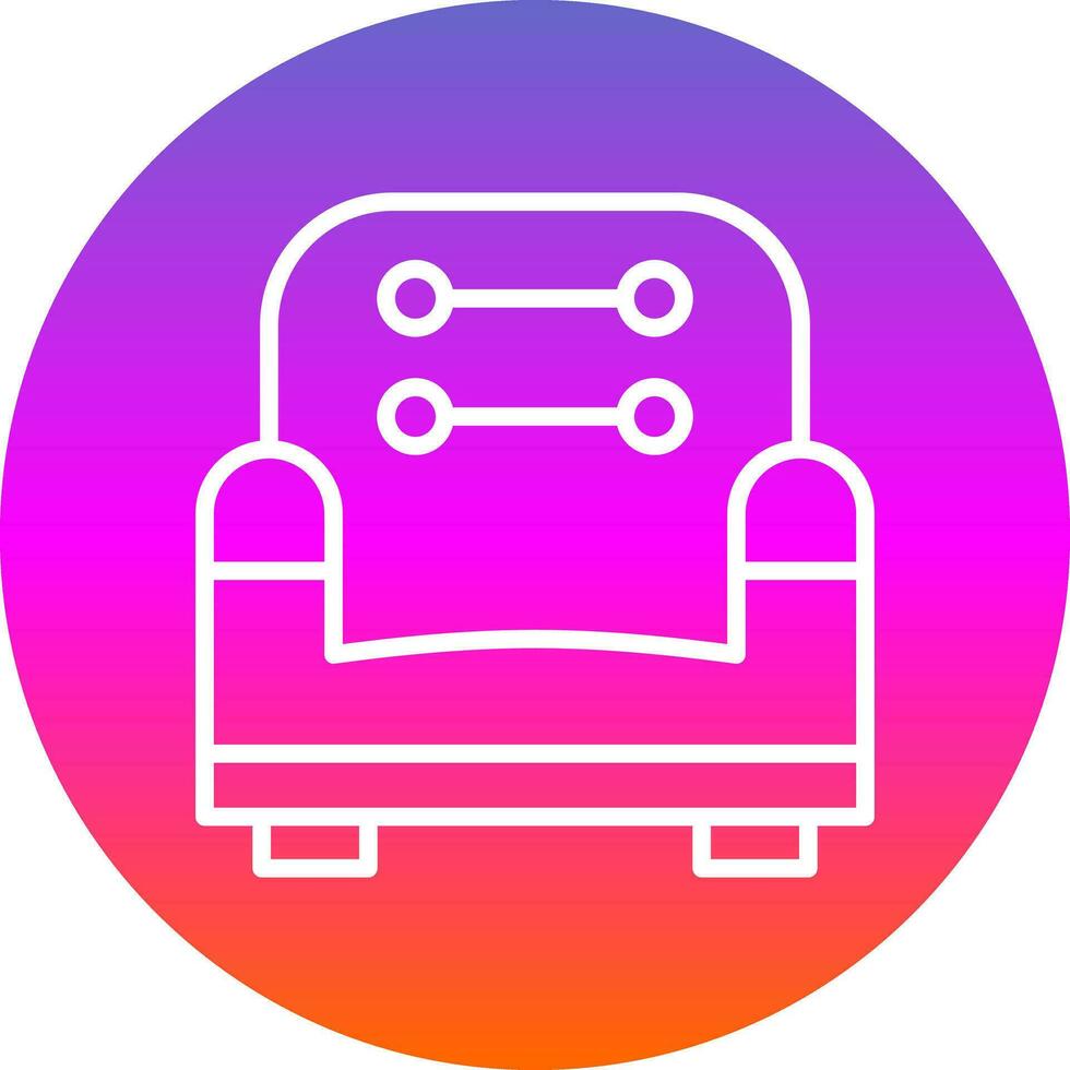 Couch Vector Icon Design