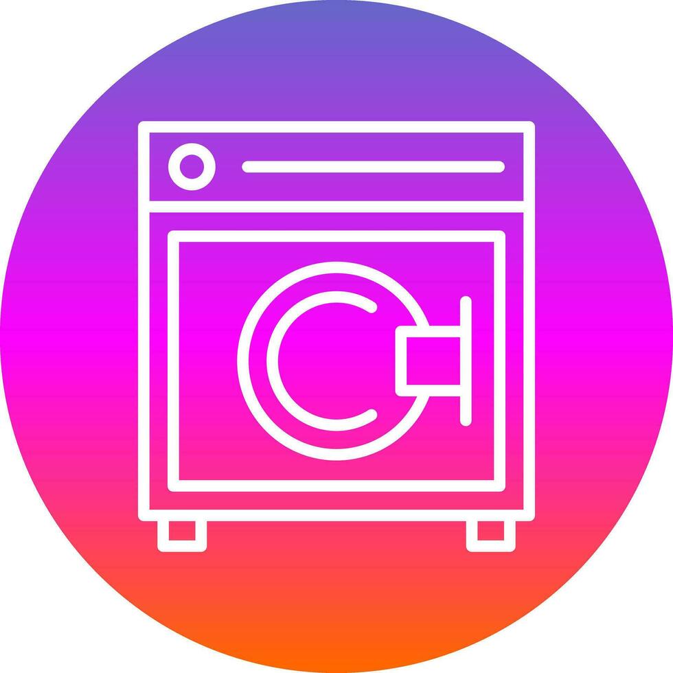 Dry Machine Vector Icon Design