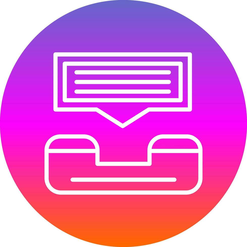 Help line Vector Icon Design