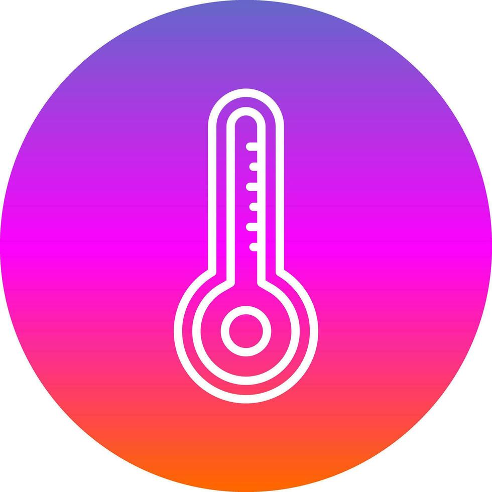 Thermometer Vector Icon Design