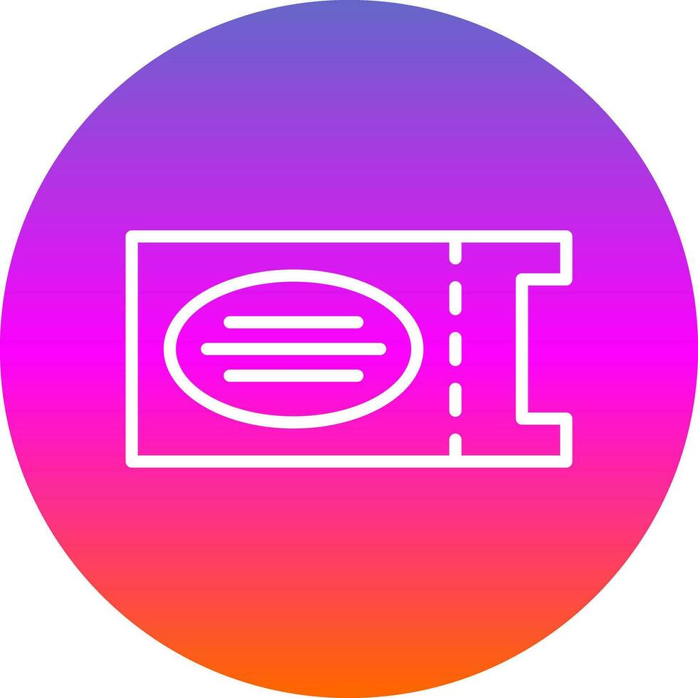 Ticket Vector Icon Design