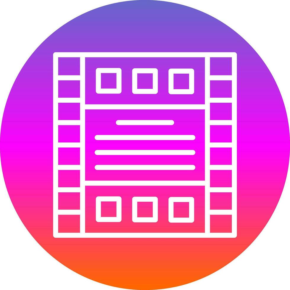 Reel Vector Icon Design