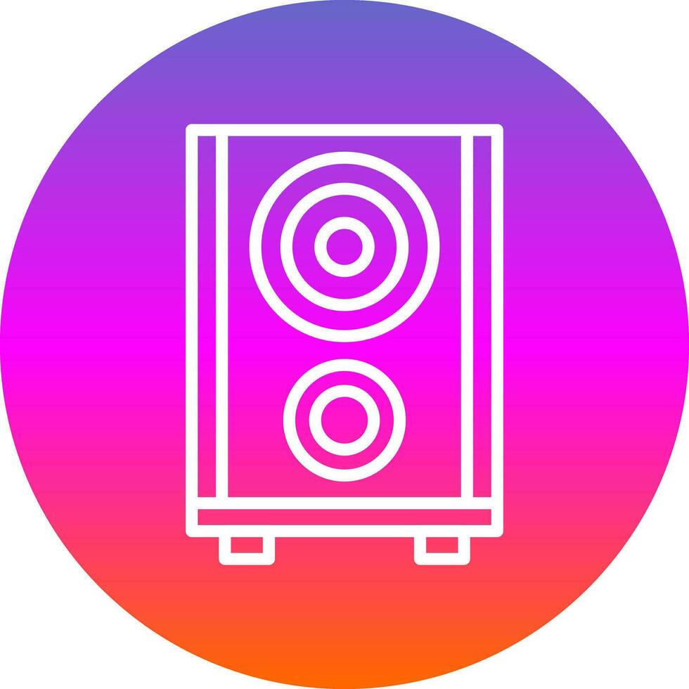 Sound box Vector Icon Design