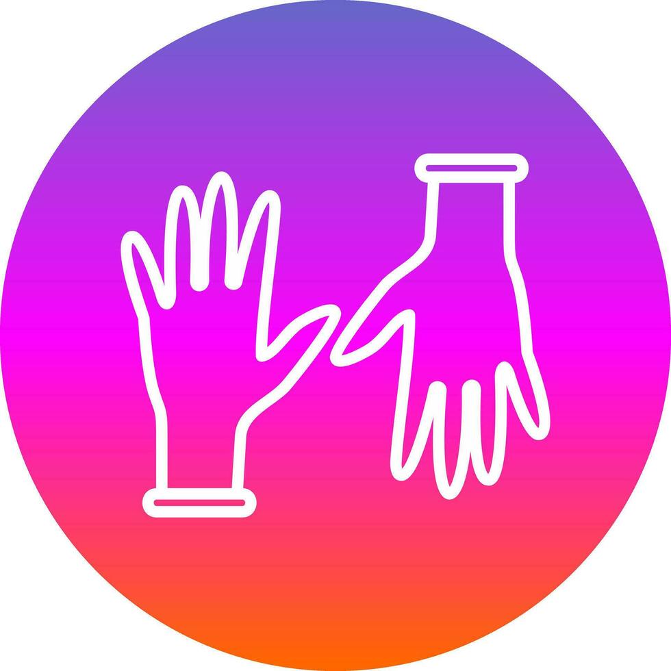 Gloves Vector Icon Design