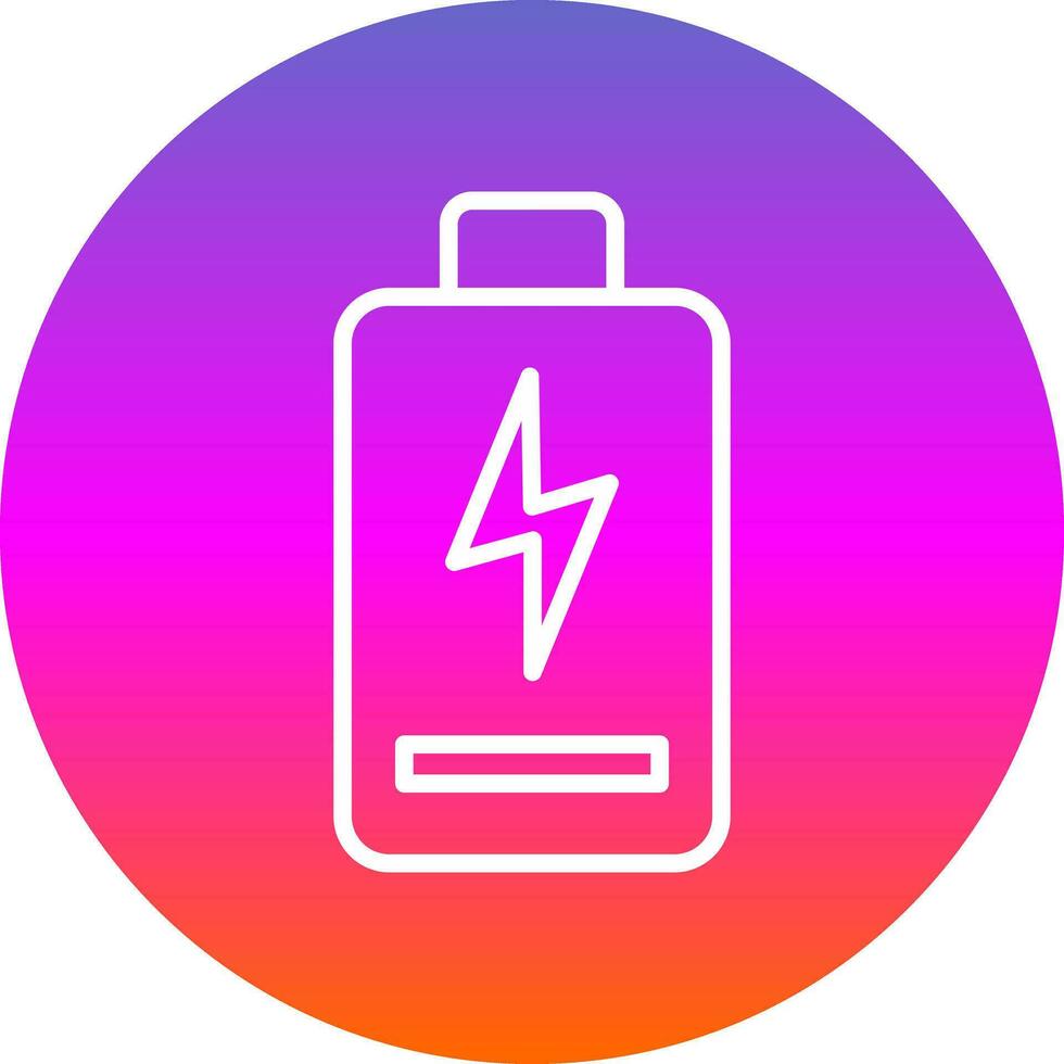 Battery charging Vector Icon Design