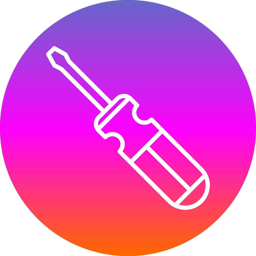 Screwdriver Vector Icon Design