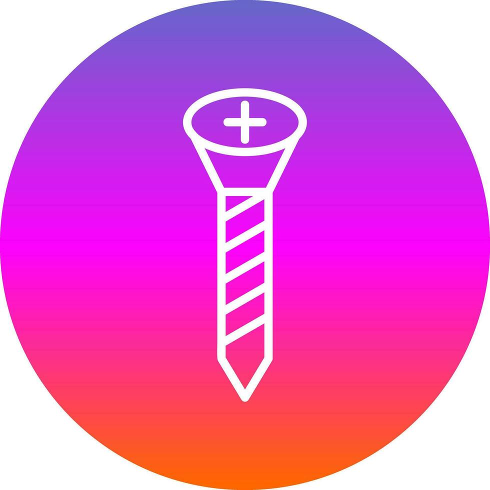 Screw Vector Icon Design
