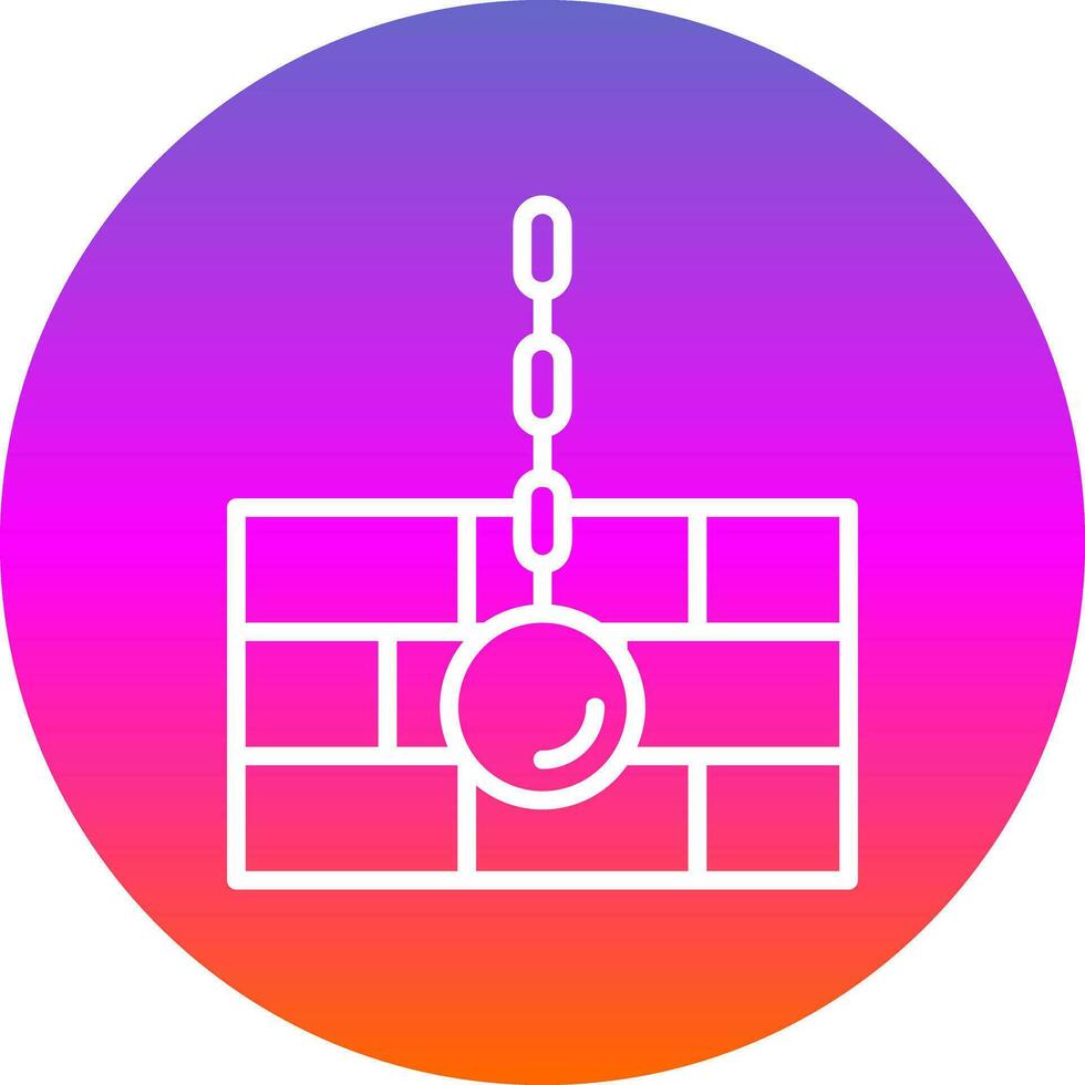 Wrecking ball Vector Icon Design