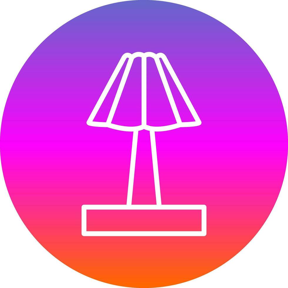 Lamp Vector Icon Design