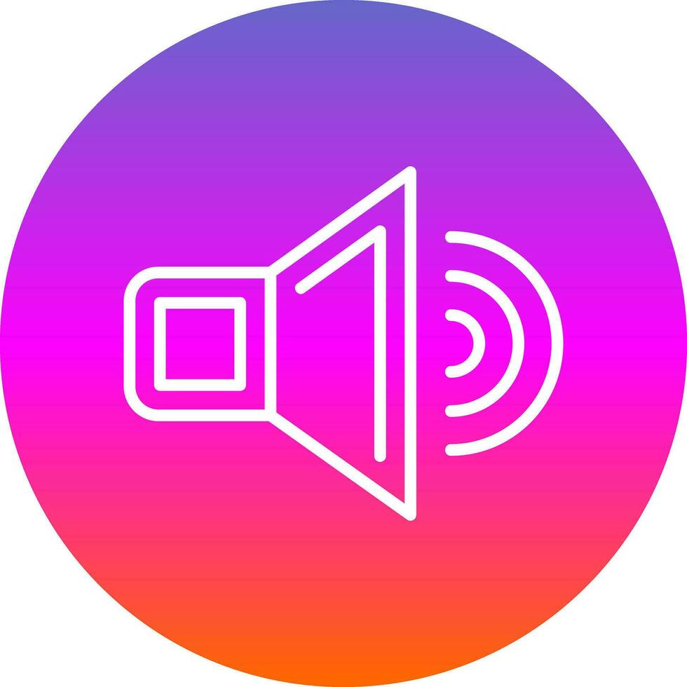 Speaker Vector Icon Design