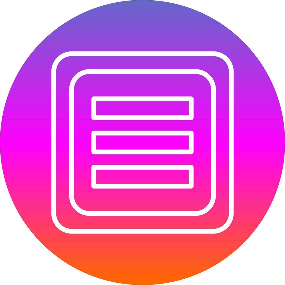 Menu Vector Icon Design