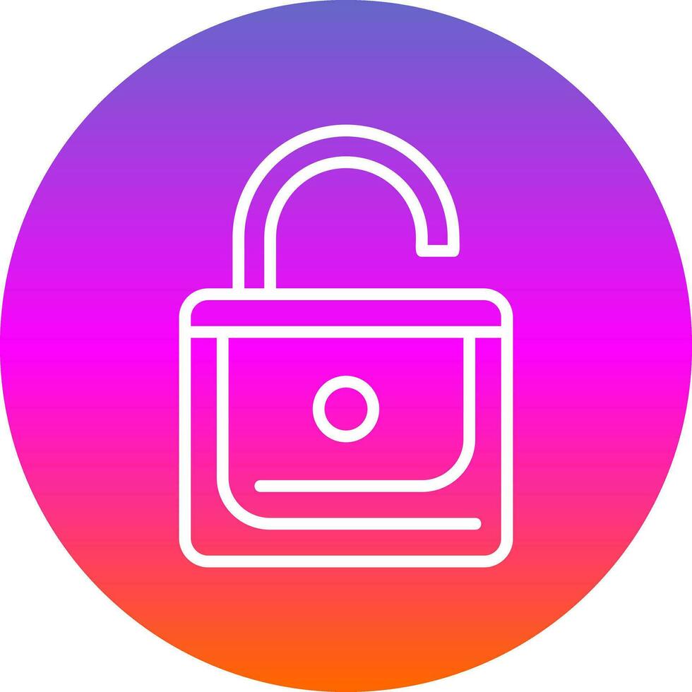 Unlocked Vector Icon Design