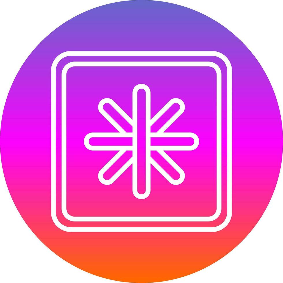 Asterisk Vector Icon Design