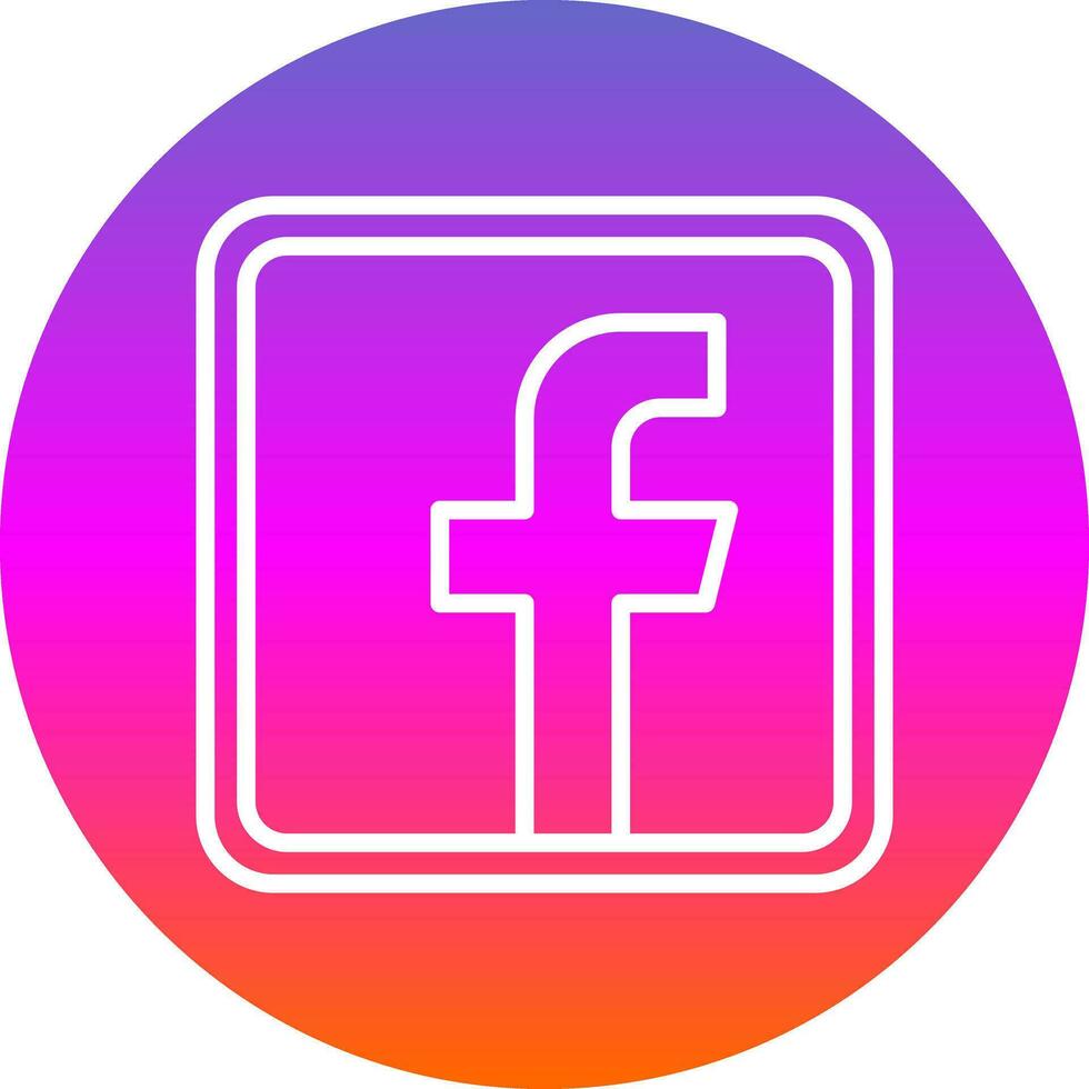 Facebook Logo Vector Icon Design