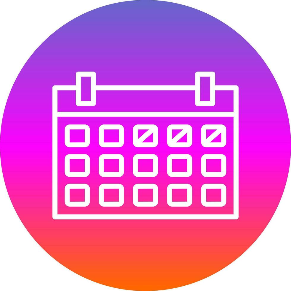 Calendar Vector Icon Design