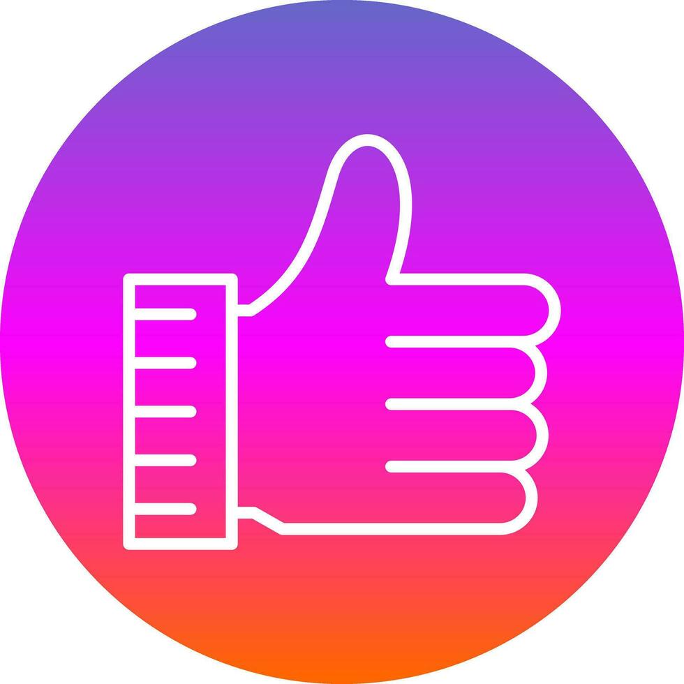 Thumb up Vector Icon Design