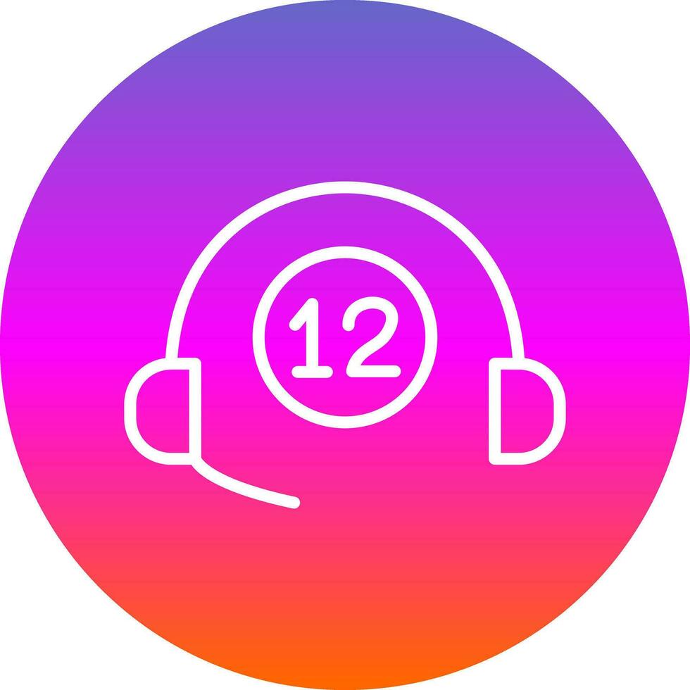 Helpline Vector Icon Design