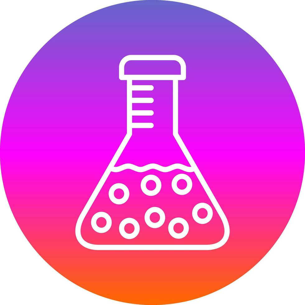 Flask Vector Icon Design