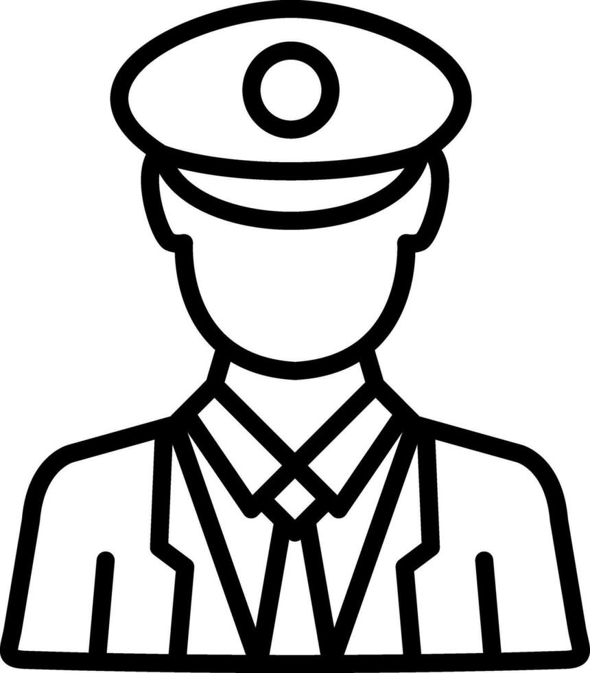 Pilot Vector Icon Design