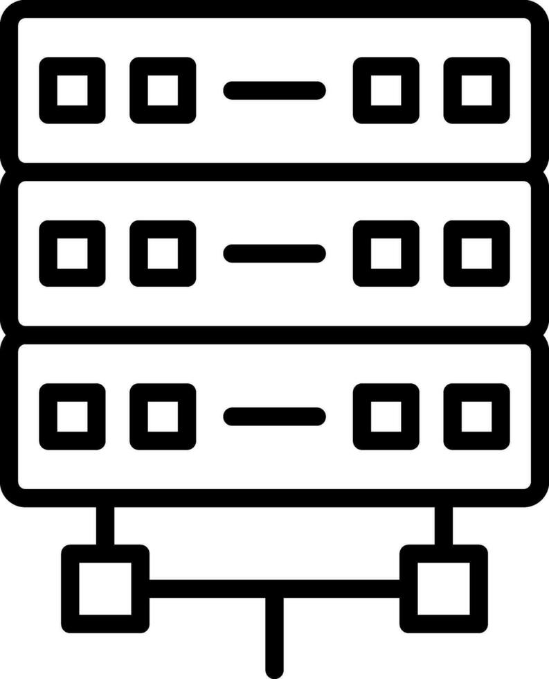 Server Vector Icon Design