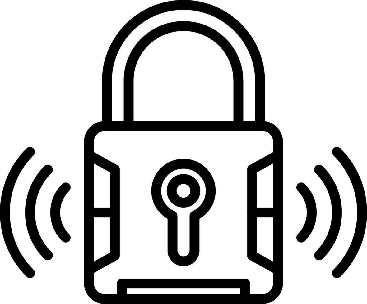 Smart lock Vector Icon Design
