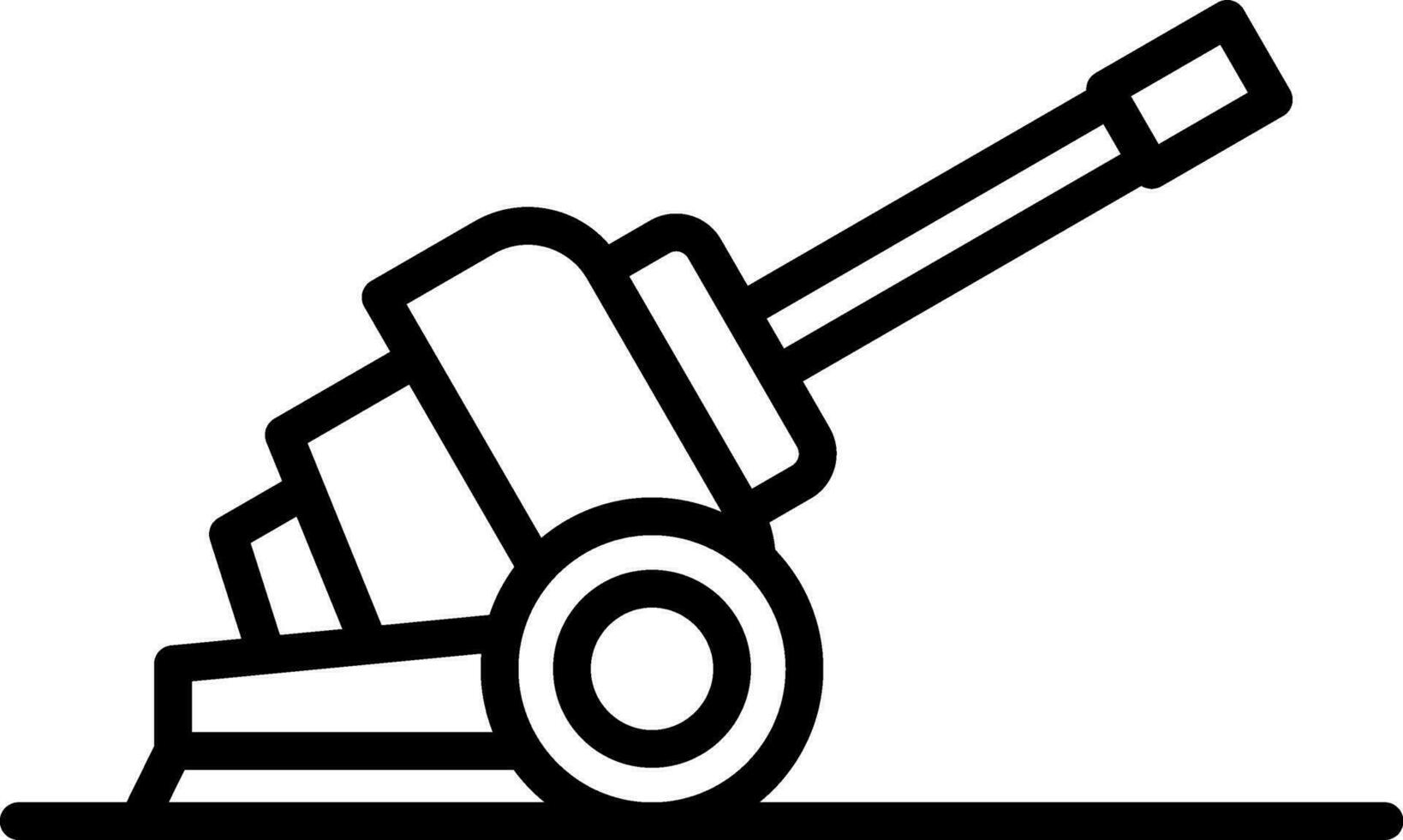 artillería vector icono diseño
