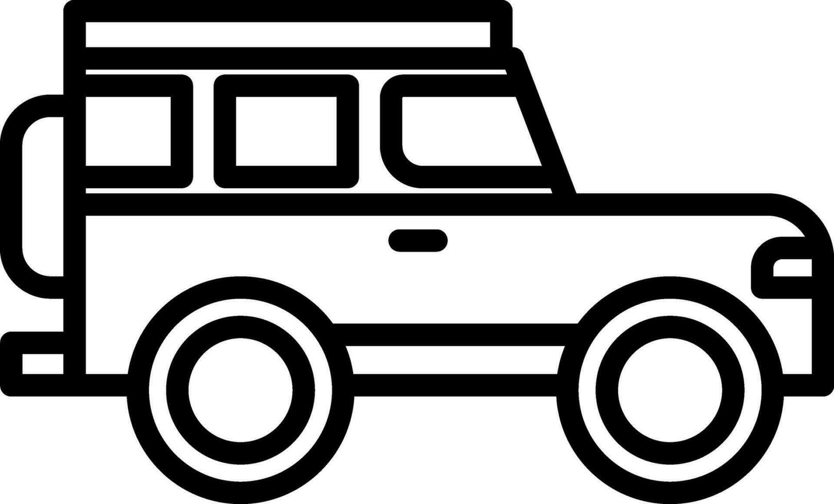 Jeep Vector Icon Design