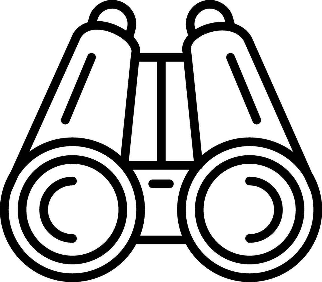 Binoculars Vector Icon Design