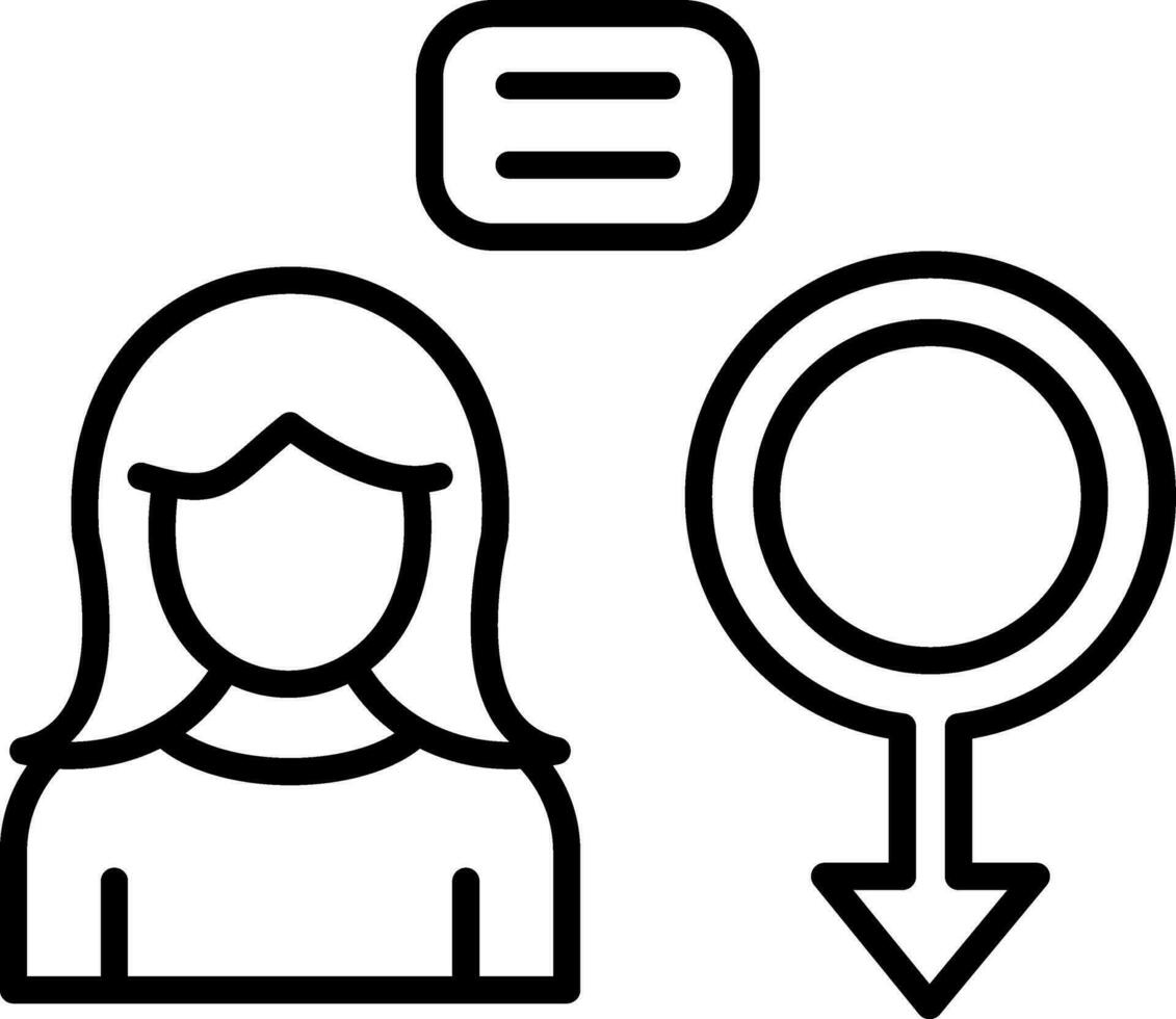 Gender equality Vector Icon Design