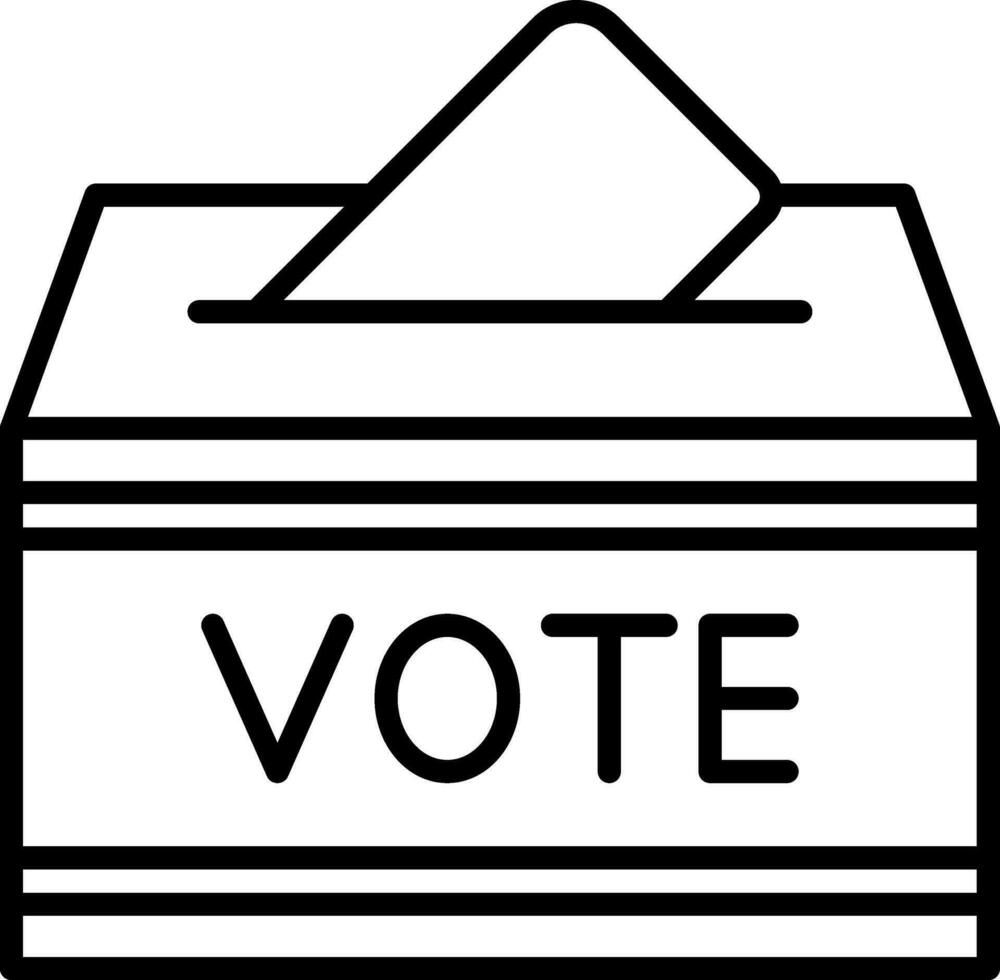 diseño de icono de vector de voto