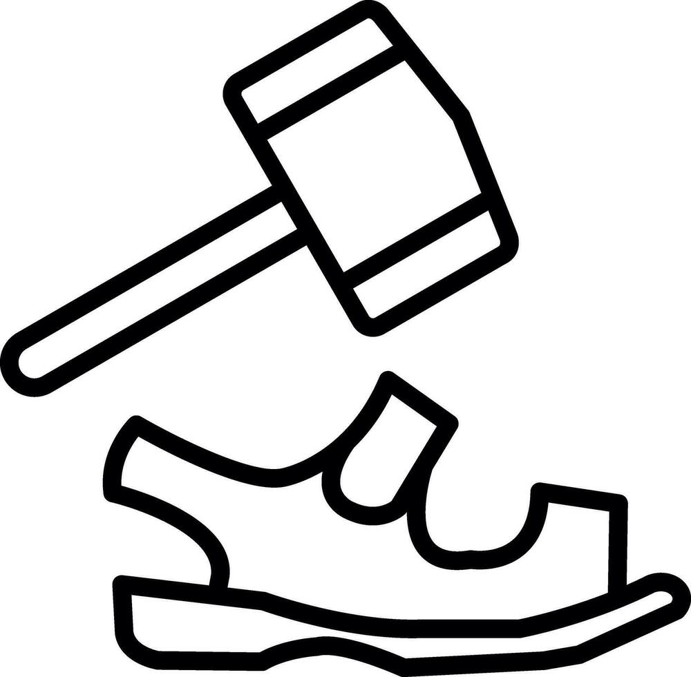 Shoemaker Vector Icon Design