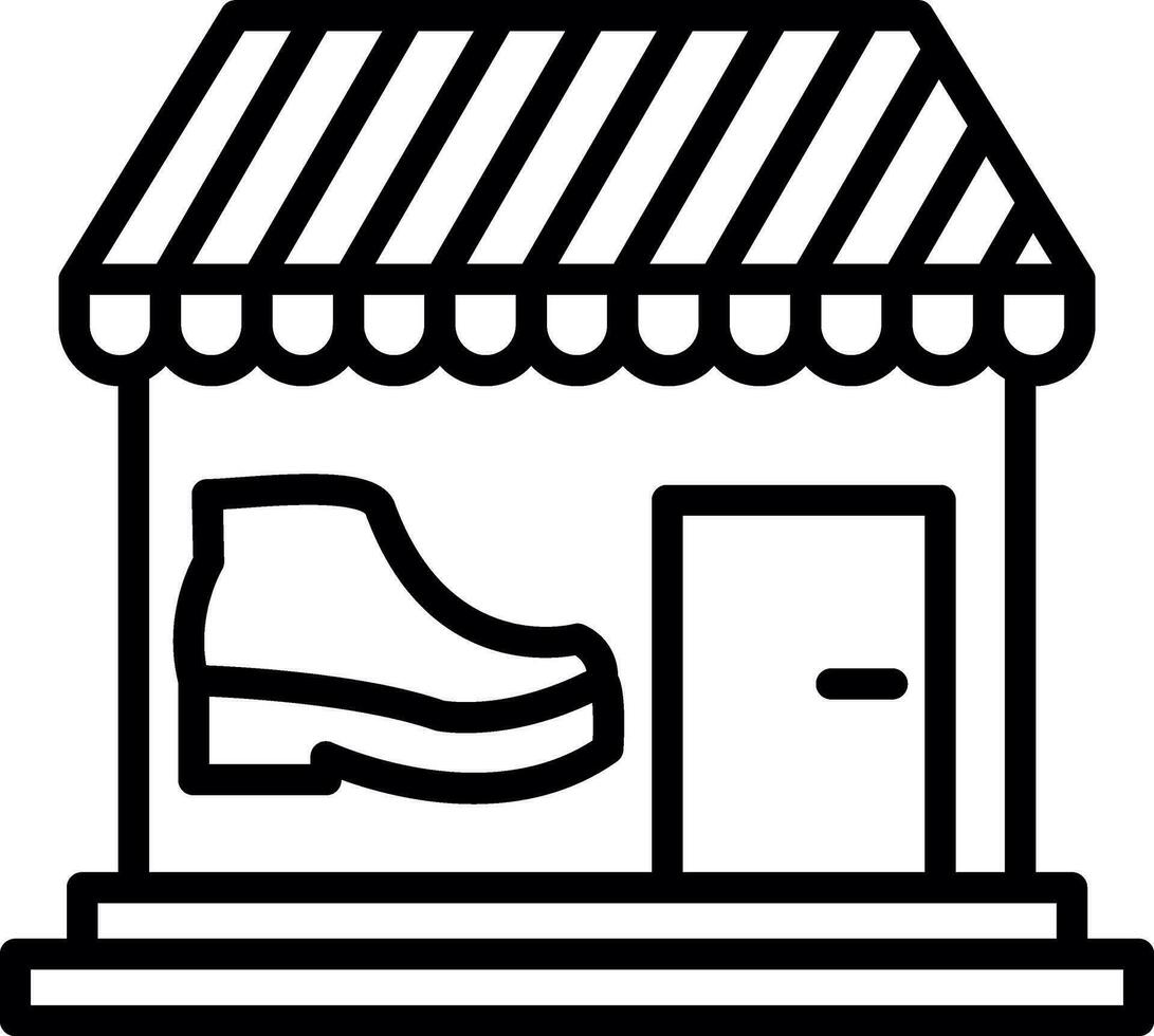 Shoe shop Vector Icon Design