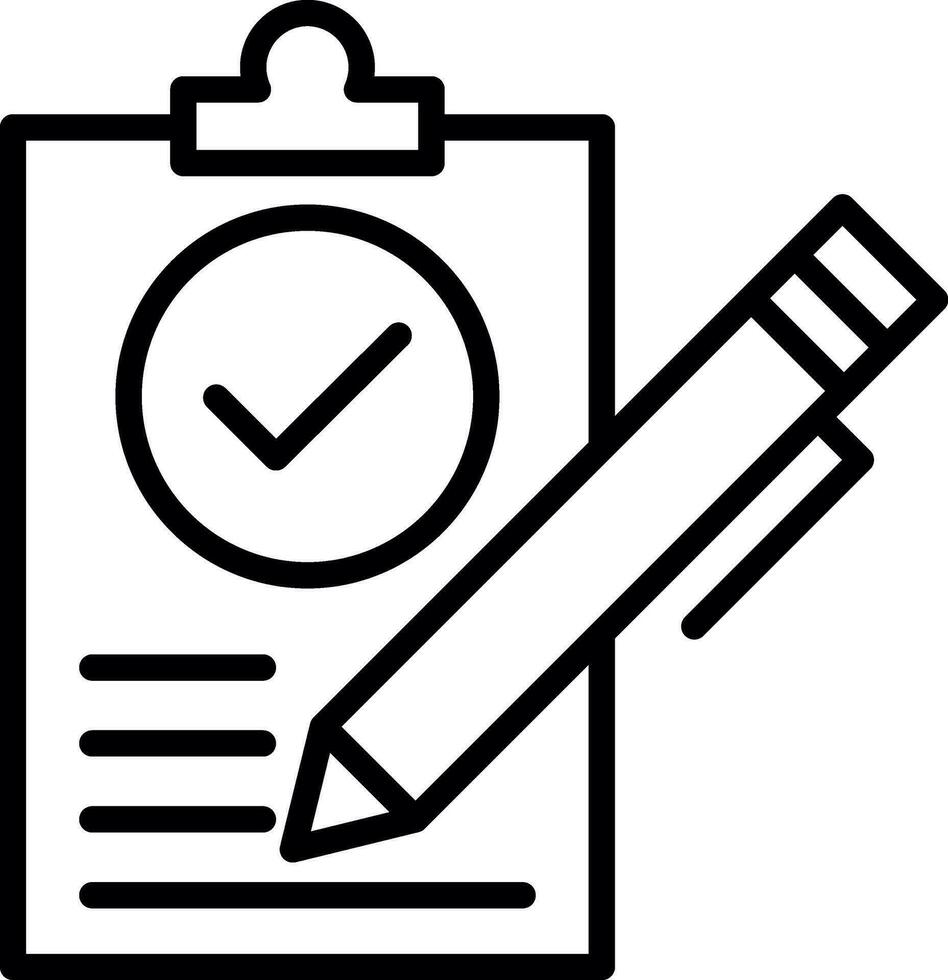 Contract Vector Icon Design