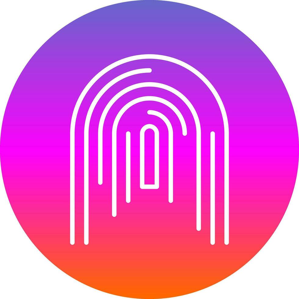 Fingerprint Vector Icon Design