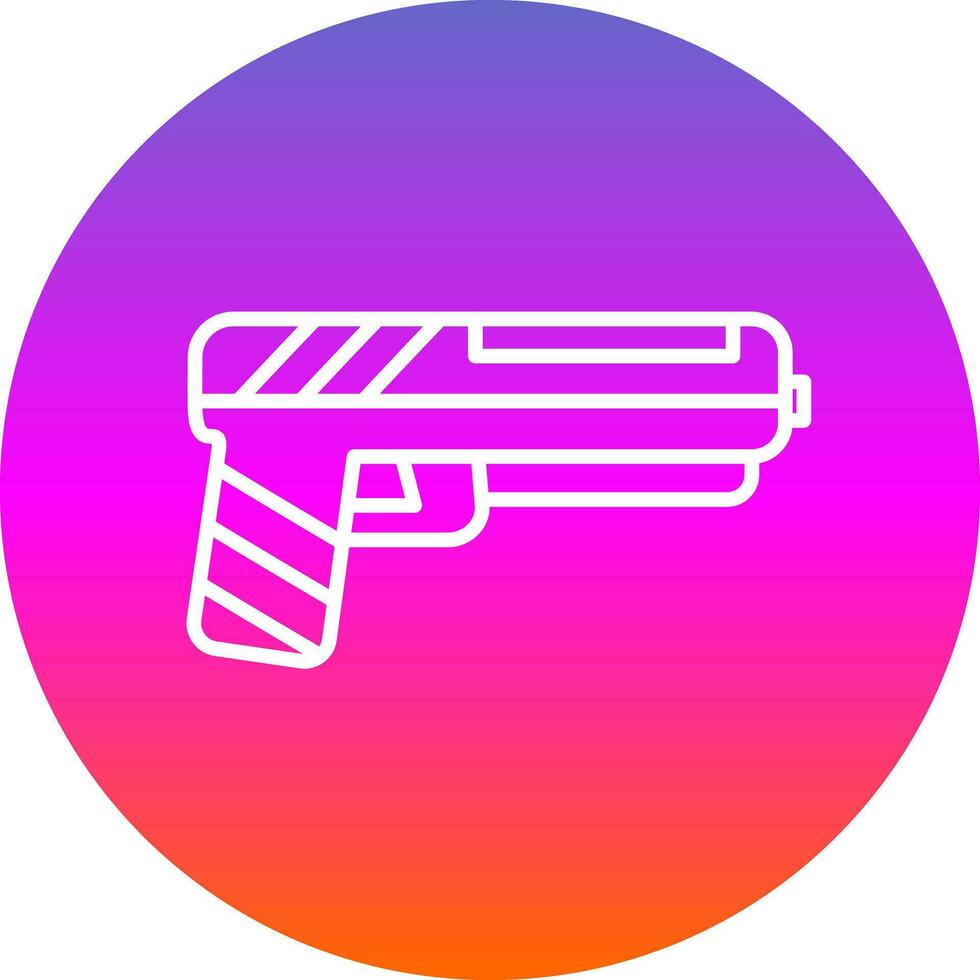 Pistol Vector Icon Design