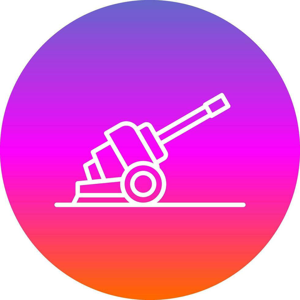 Artillery Vector Icon Design