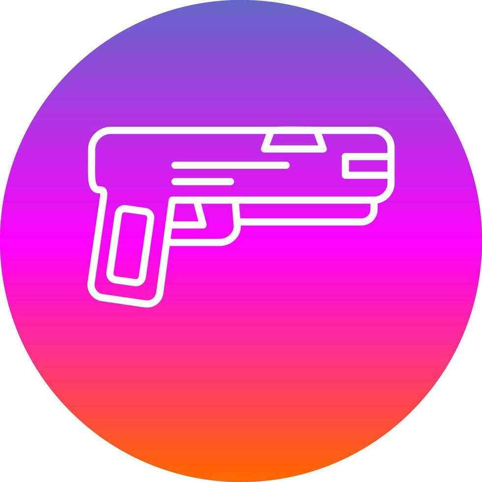 diseño de icono de vector de pistola