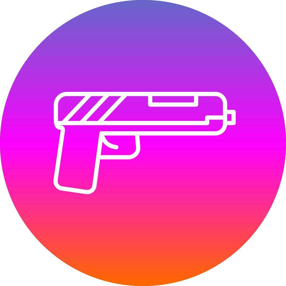 Gun Vector Icon Design