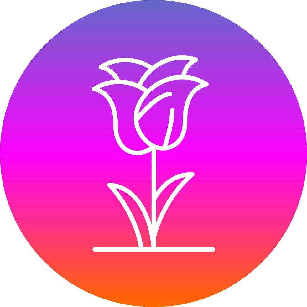 Tulip Vector Icon Design