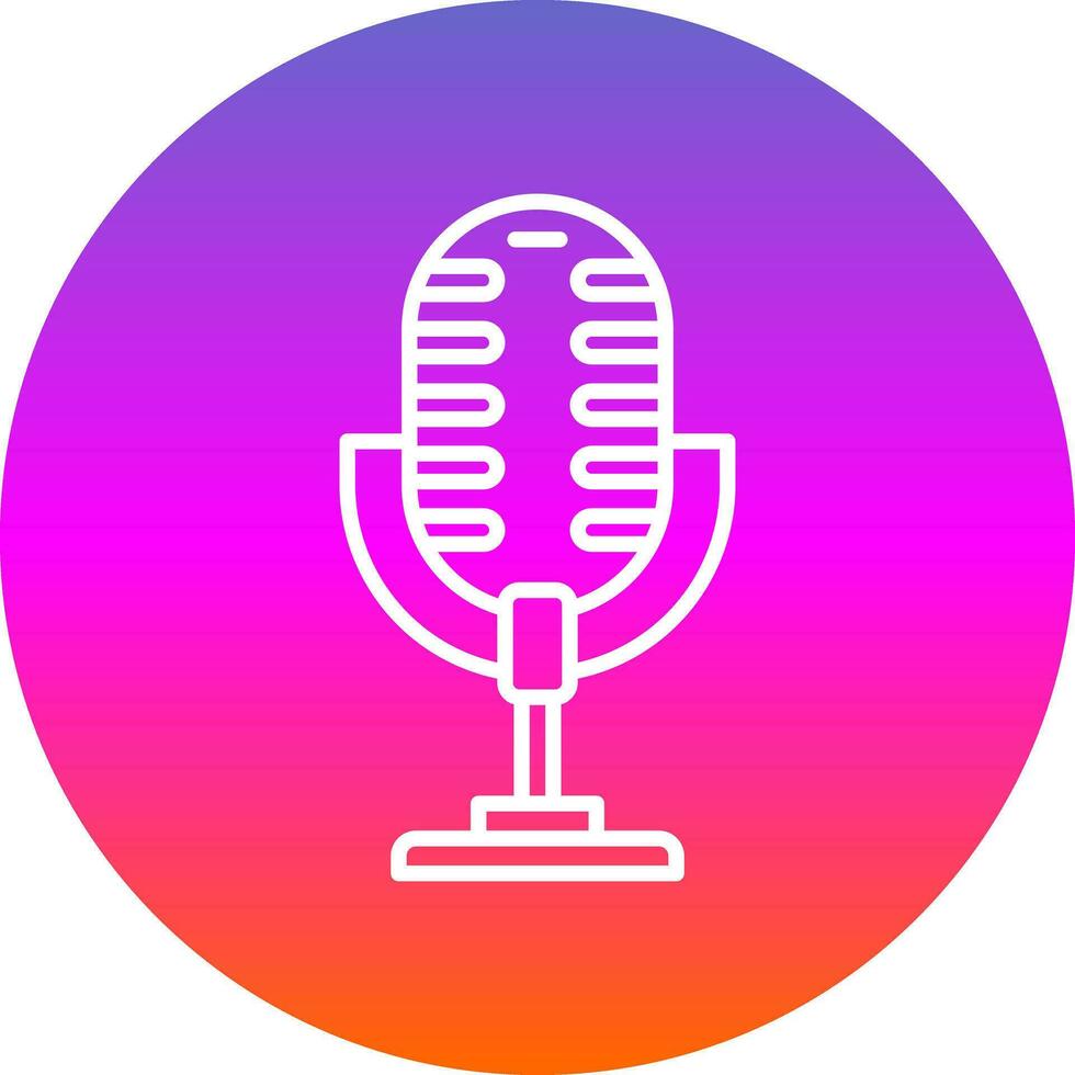 Microphone Vector Icon Design