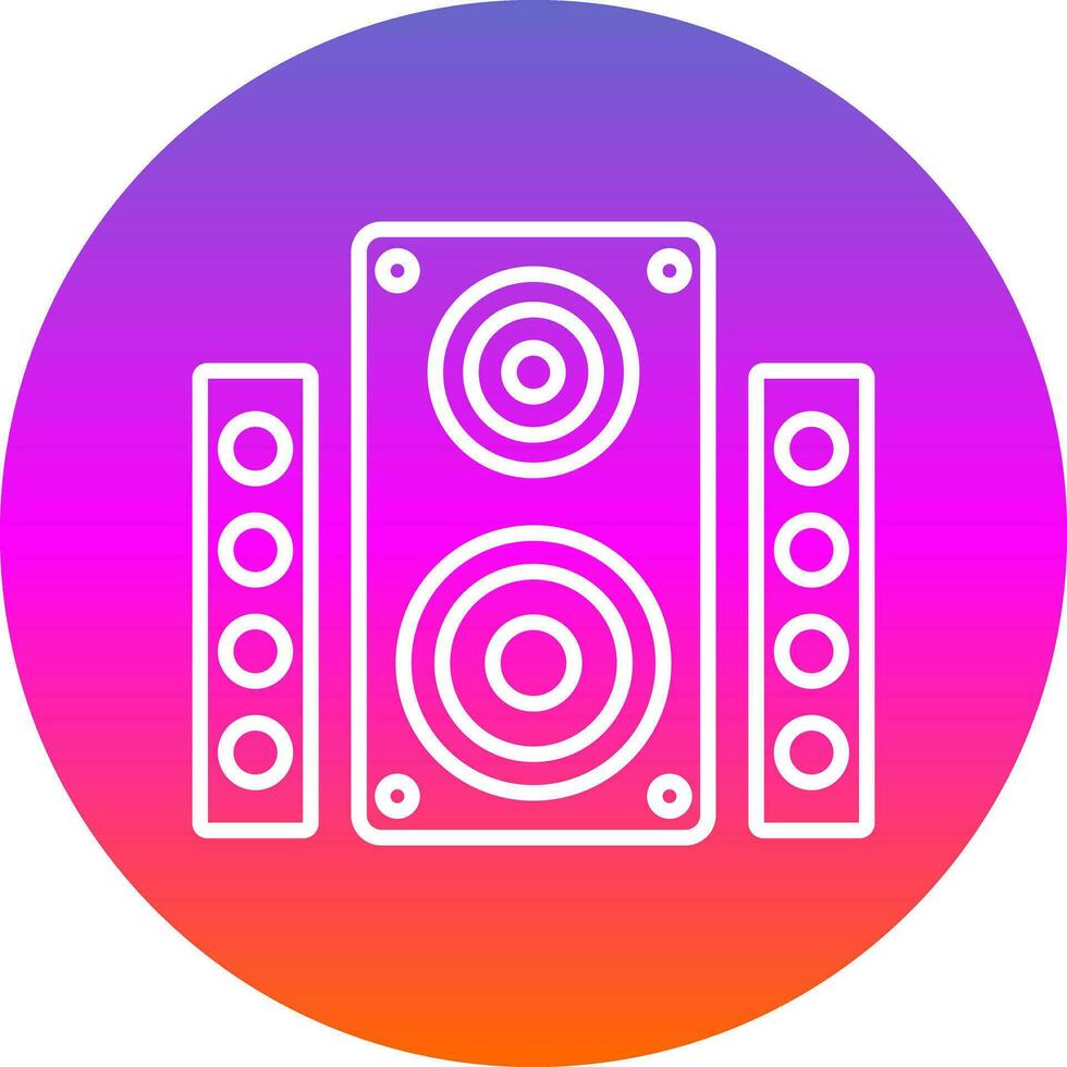 Speaker Vector Icon Design