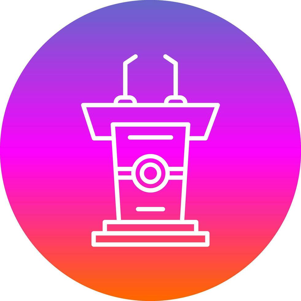 Podium Vector Icon Design