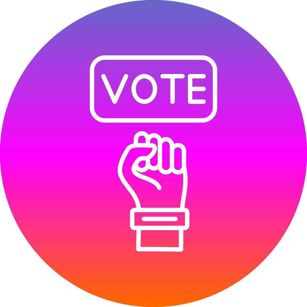Vote Vector Icon Design